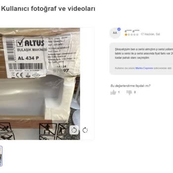 Sipariş Ettiğim Bulaşık Makinesi Yerine Eski Ve Ucuz Model Gönderildi, Çözüm Sunulmadı