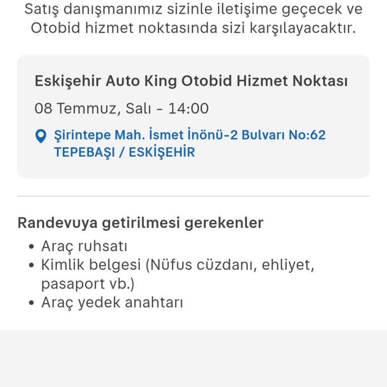 Araç Satışında Beklenmeyen Fiyat Düşüşü Ve Zaman Kaybı