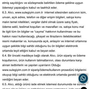 Aldığım Elbise Dar Ve İade Kabul Edilmiyor