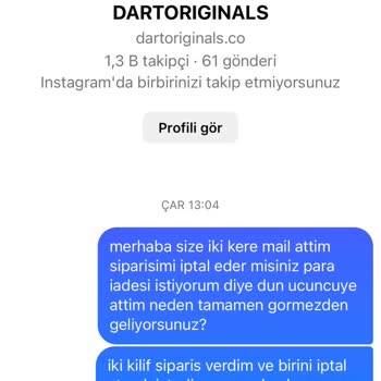 Sipariş İptali Ve Yanlış Ürün İçin İletişim Sorunu