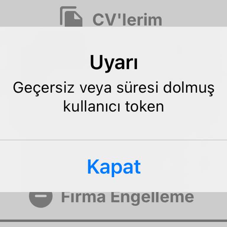 Secretcv Uygulamasında Hesap Girişi Sorunu Ve Çözüm Bulamama