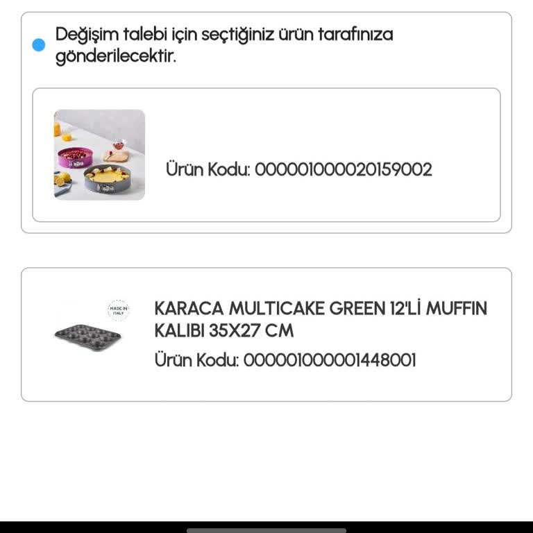 Yanlış Ürün Değişimiyle Mağdur Oldum, Muffin Kalıbım Hala Yok!