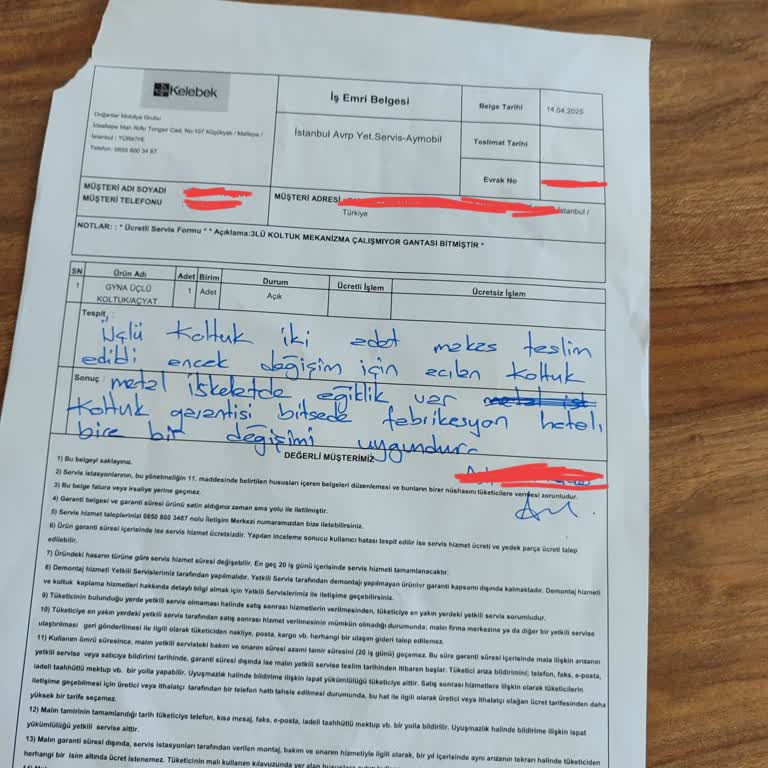 Koltuk Takımı Onarımı Ve Servis Desteğinde Yaşanan Sorunlar