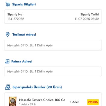 Siparişimde Eksik Ürün Ve Geri Ödeme Sorunu Yaşadım