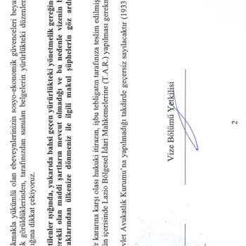 Vize Reddi Teminatı Kapsamında Haksız Ücret İadesi Reddedildi