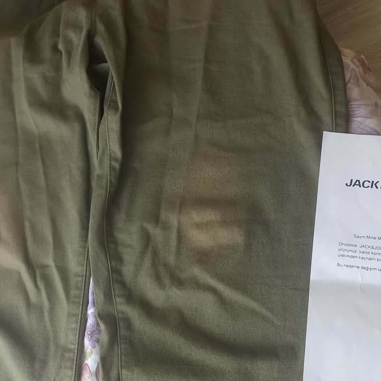 Jack Jones Kot Pantolon İadesinde Kullanıcı Hatası Gerekçesiyle Mağduriyet