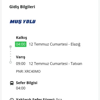 Otobüsün 2 Saatten Fazla Gecikmesi Nedeniyle Yaşanan Mağduriyet