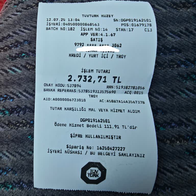 Tüvtürk'te Kredi Kartı İle Ödeme Yapanlardan Haksız Hizmet Bedeli Kesintisi