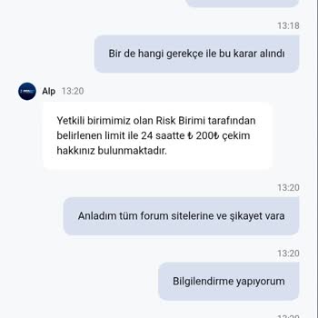 Kazancım Kısıtlandı Para Çekme Limiti Getirildi