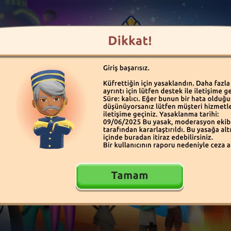 Haksız Ban Ve Destek Ekibinin İlgisizliği