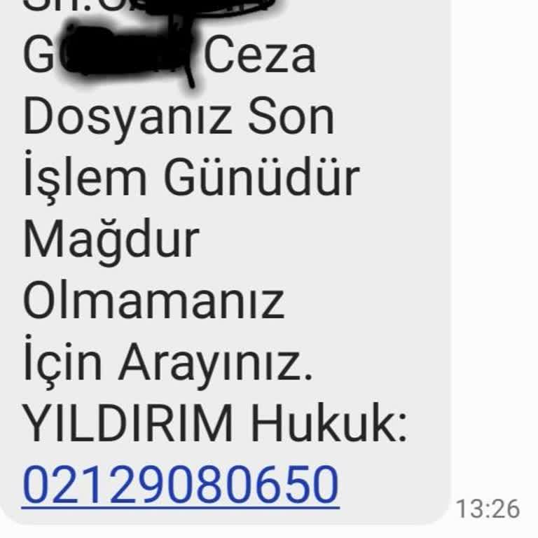Hukuk Bürosundan Asılsız Ceza Dosyası Mesajı Ve Bilgi Eksikliği