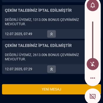 Bonus Çevrim Tutarı Yanıltıcı Ve Eksik Bilgilendirme