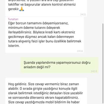 Enpara Kredi Kartı Borcumu Yapılandırmıyor, Yasal Haklarımı Kullanacağım
