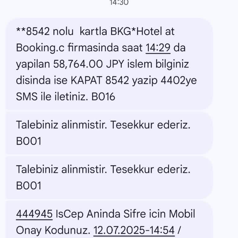 Onayım Olmadan Yapılan İşlemde Bankadan Anında Destek Alamadım