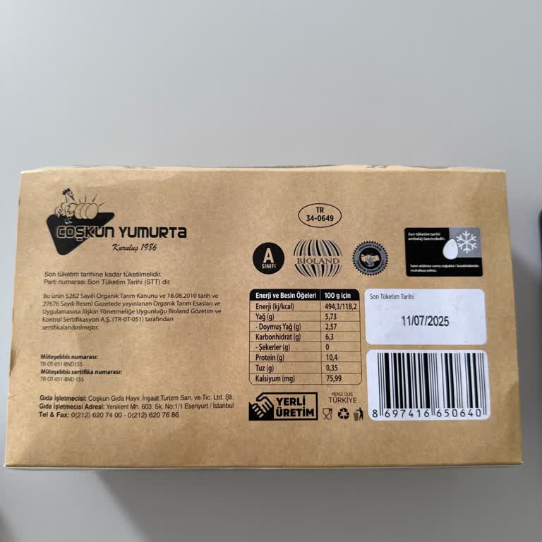 Kırık Yumurta Sonrası Tarihi Geçmiş Ürün Teslim Edildi