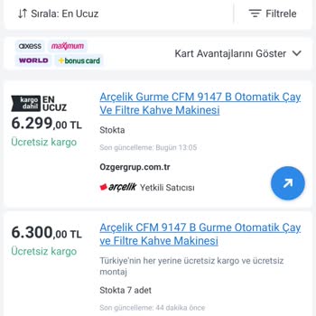 Arçelik Çay Makinemde Tekrarlayan Arıza Ve Yüksek Servis Ücretleri Mağduriyeti