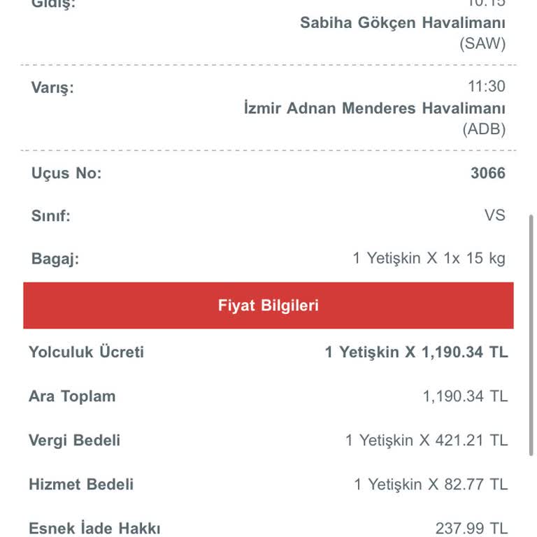 Yanlışlıkla Satın Alınan Esnek İade Hizmetinin İptal Edilmemesi Ve İletişim Sorunu