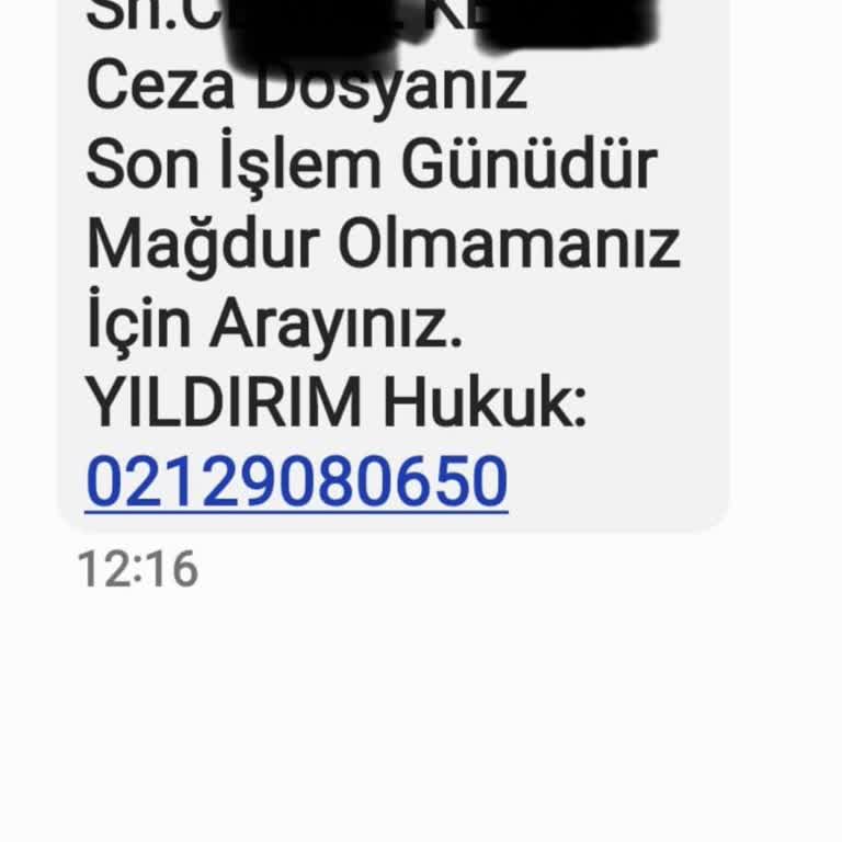 Sahte Ceza Mesajıyla Mağduriyet Riski Yaşadım
