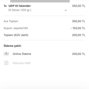 Eksik Gramajla Gelen Döner Hayal Kırıklığı Yarattı