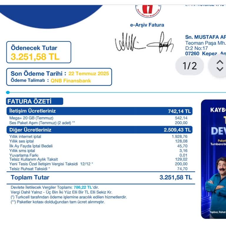 Turkcell'in Haksız Uygulamaları Hakkında İnceleme Talebi