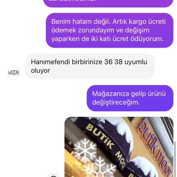 Yanlış Beden Gönderildi, Değişim Ve İade Sürecinde Mağdur Edildim