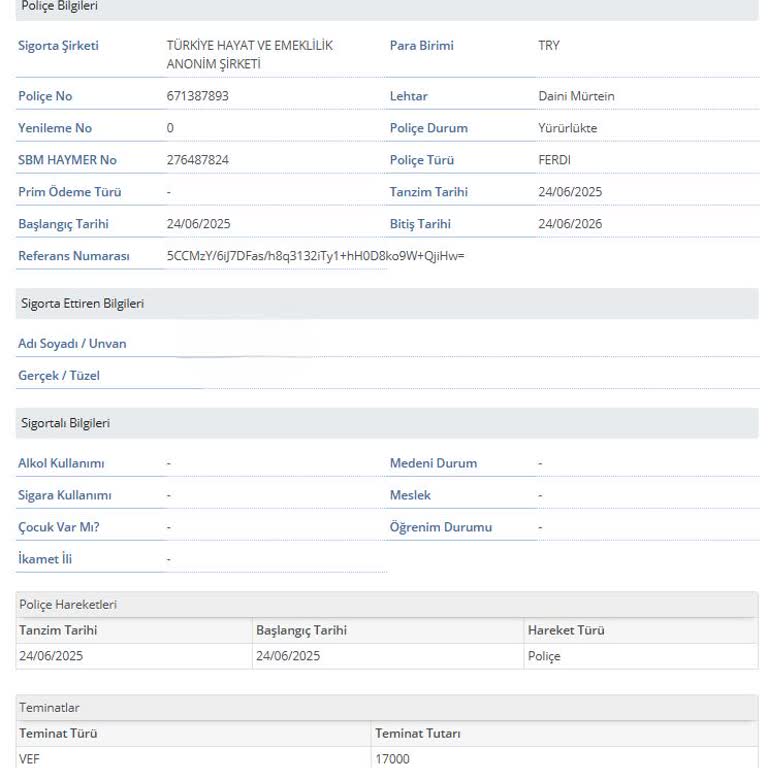 Onayım Dışında Düzenlenen Sigorta Poliçesinin İptali Talebi