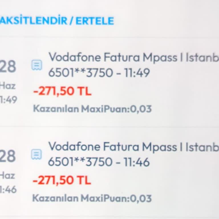 Vodafone Yanımda Uygulamasında Fazladan Fatura Çekimi Ve Çözüm Eksikliği