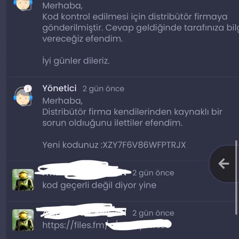 Yanlış E-pin Kodu Ve Yetersiz Destek Nedeniyle Mağduriyet