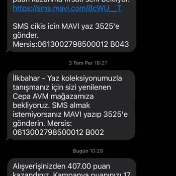 Kazandığım Puanlar Alışveriş İadesi Bahanesiyle Hesabımdan Silindi