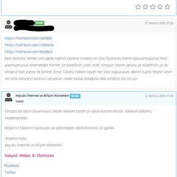 Aldığım VDS Hizmetinde Performans Sorunları Ve Yetersiz Müşteri Desteği