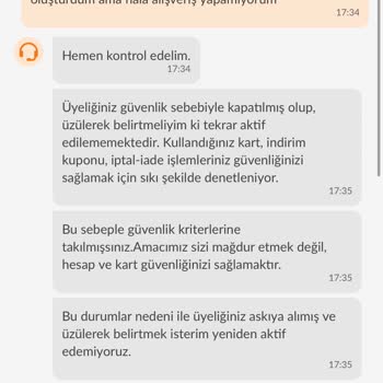 Trendyol'da Kartlarım Kabul Edilmedi, Müşteri Hizmetlerinden Tatmin Edici Yanıt Alamadım