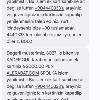 Hesabımdan Şüpheli Para Çekimine Çözüm Bulunmuyor, Mağdurum