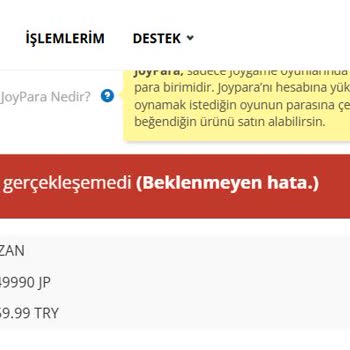 Kredi Kartı ile Alımda Sürekli Hata ve Hesap Blokesi Sorunu