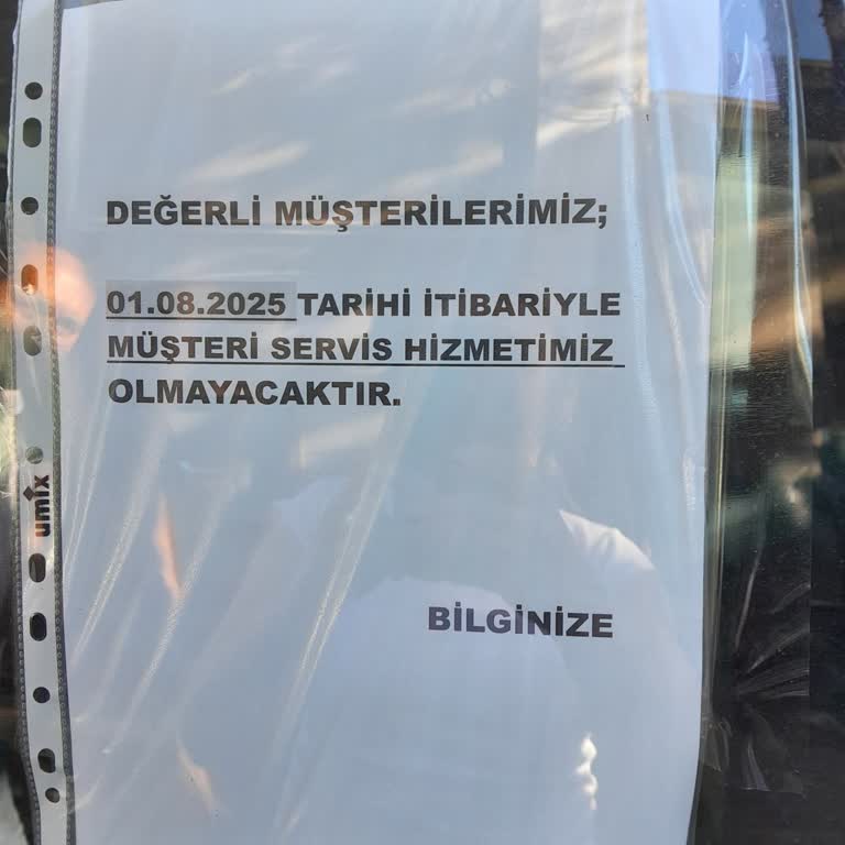 Servis Hizmetinin Kaldırılması Müşterileri Mağdur Ediyor