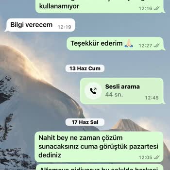 Satış Sonrası Hizmette Büyük Hayal Kırıklığı