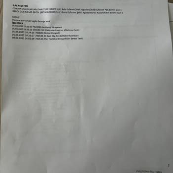 Yetersiz Bilgilendirme, Yanlış İlaç Yazımı Ve Haksız Ücret Talebi Nedeniyle Sağlığım Tehlikede