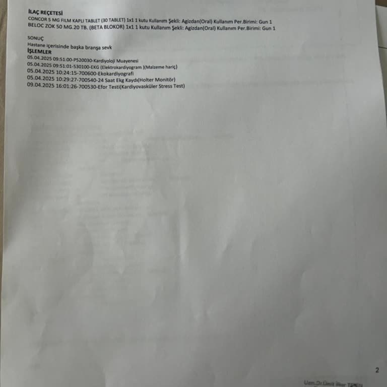 Yetersiz Bilgilendirme, Yanlış İlaç Yazımı Ve Haksız Ücret Talebi Nedeniyle Sağlığım Tehlikede