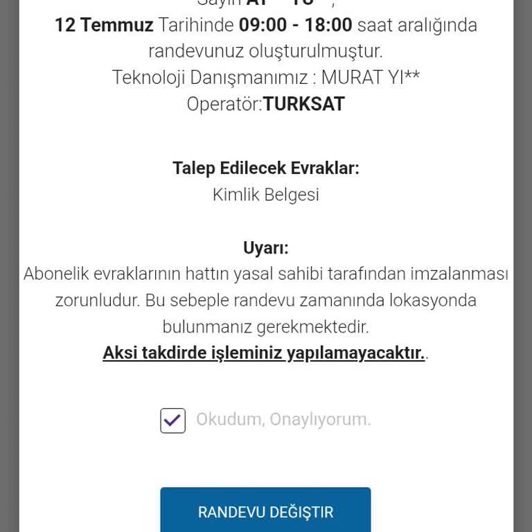 Kurulum Randevusu Belirsizliğiyle Mağduriyet Yaşıyoruz