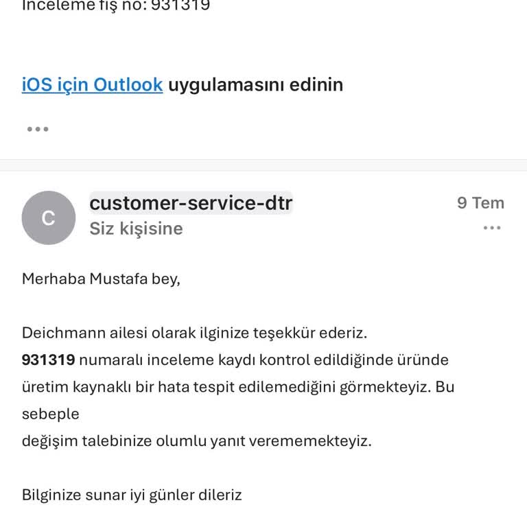Deichmann'dan Aldığım Nike Ayakkabının Yırtığına Sürekli Ret Cevabı