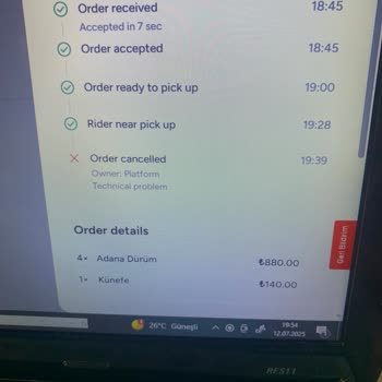 Yemek Sepeti Kurye Sistemi Güvenlik Açığı Nedeniyle Sipariş Kaybı