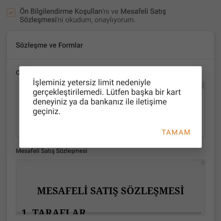Ziraat Kartımla Online Alışveriş Yapamıyorum: Sürekli Limit Yetersiz Hatası