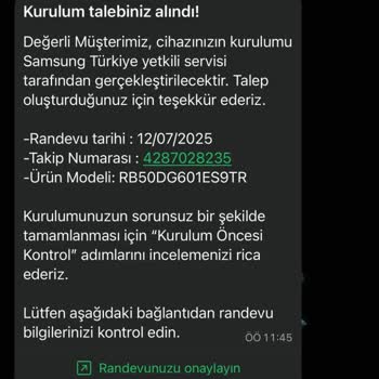 Yetkili Servisin Kurulum Tarihi Sözünü Tutmaması Ve İletişim Sorunu
