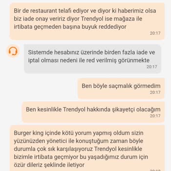 Trendyol GO Siparişim Eksik Ve Dağınık Geldi, Destek Çözüm Sunmadı