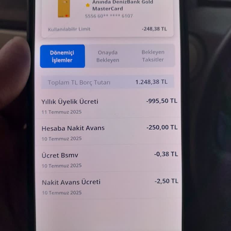 Kredi Kartı Üyelik Ücretinin Yüksekliği Hakkında İtiraz