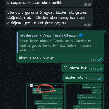 Satın Aldığım Cihazın Arızası Ve Yetersiz Müşteri Desteği