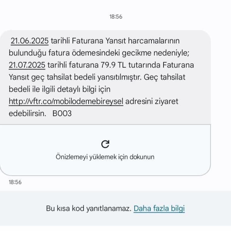 Vodafone’dan Yasal Sınırları Aşan Geç Ödeme Ücreti Şoku