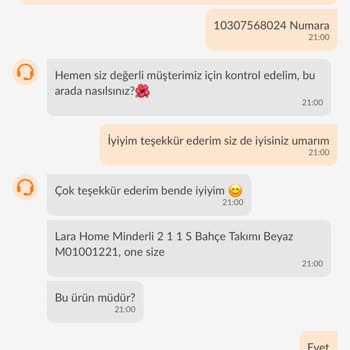 Teslim Edildi Görünen Bahçe Takımı Elime Ulaşmadı Çözüm Yok