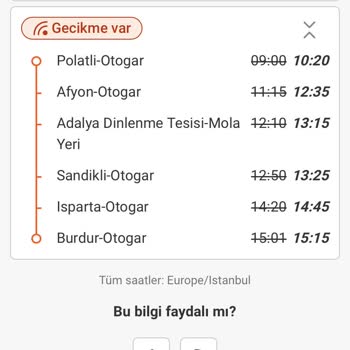 Kamil Koç'ta Gecikmeli Sefer Ve Olumsuz Yolcu Deneyimi