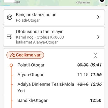 Kamil Koç'ta Gecikmeli Sefer Ve Olumsuz Yolcu Deneyimi