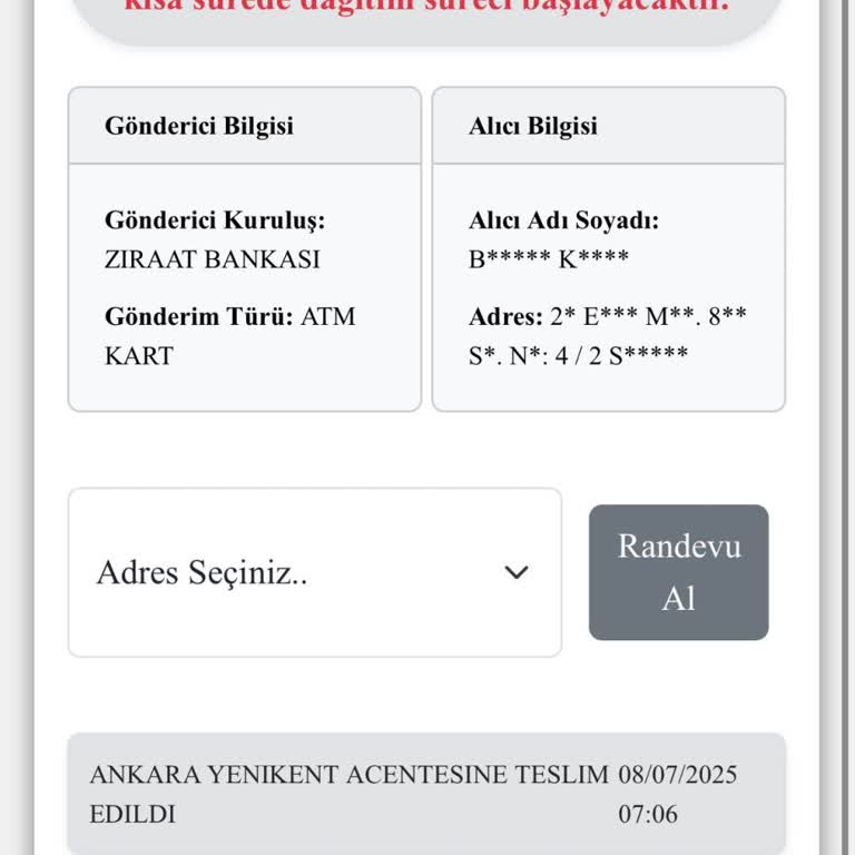 Kuryenet Teslimat Gecikmesi Mağduriyeti